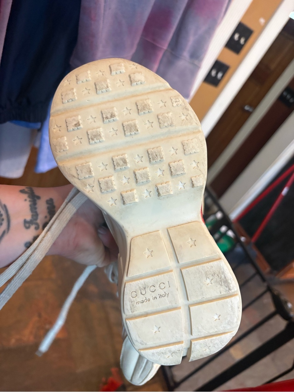 GUCCI Rhython Strawberry Sneaker - Picture 15 of 16